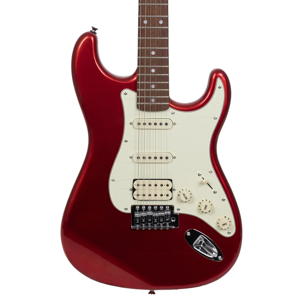KOZMOS KST-62HSS-GRWN-CAR Kırmızı Elektro Gitar