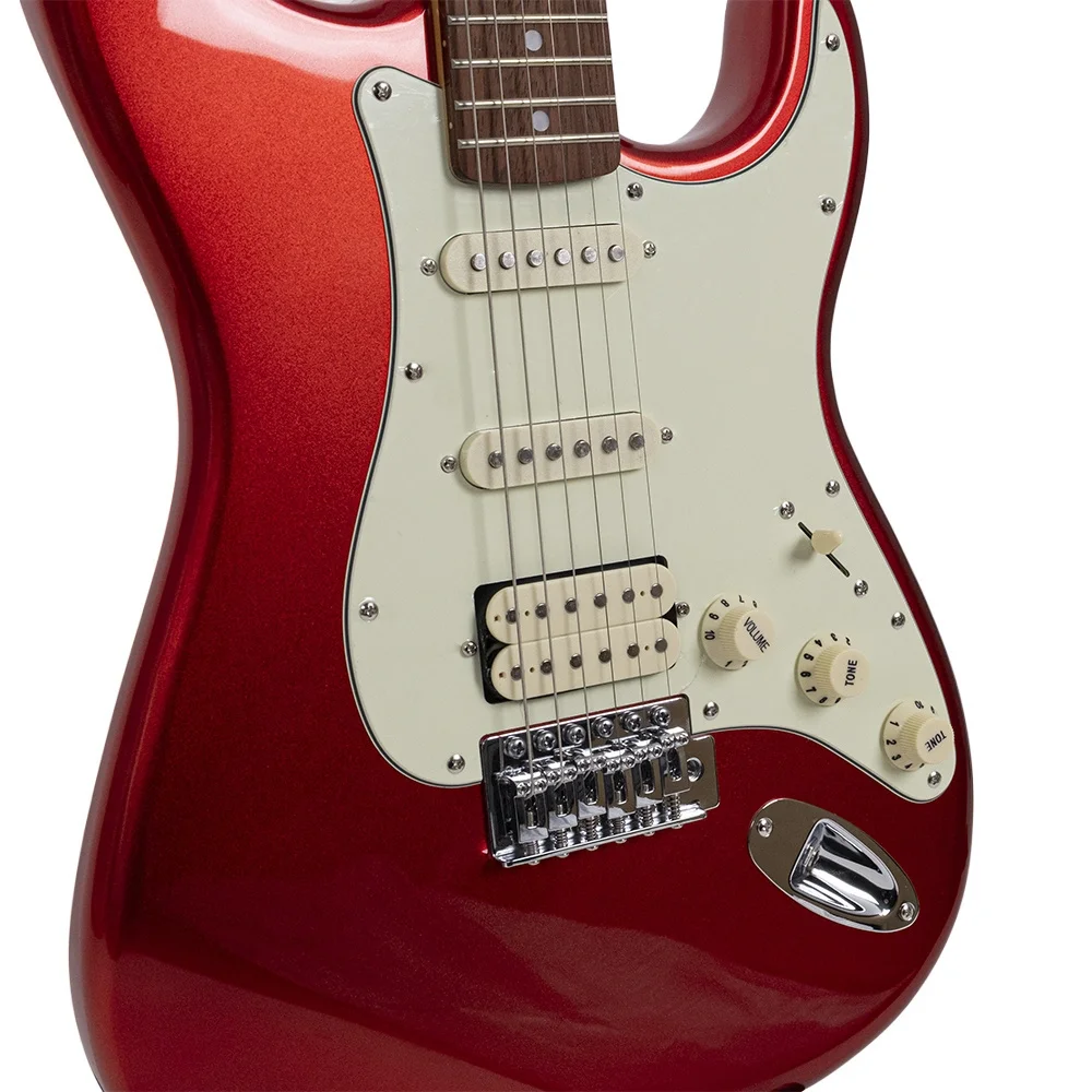 KOZMOS KST-62HSS-GRWN-CAR Kırmızı Elektro Gitar