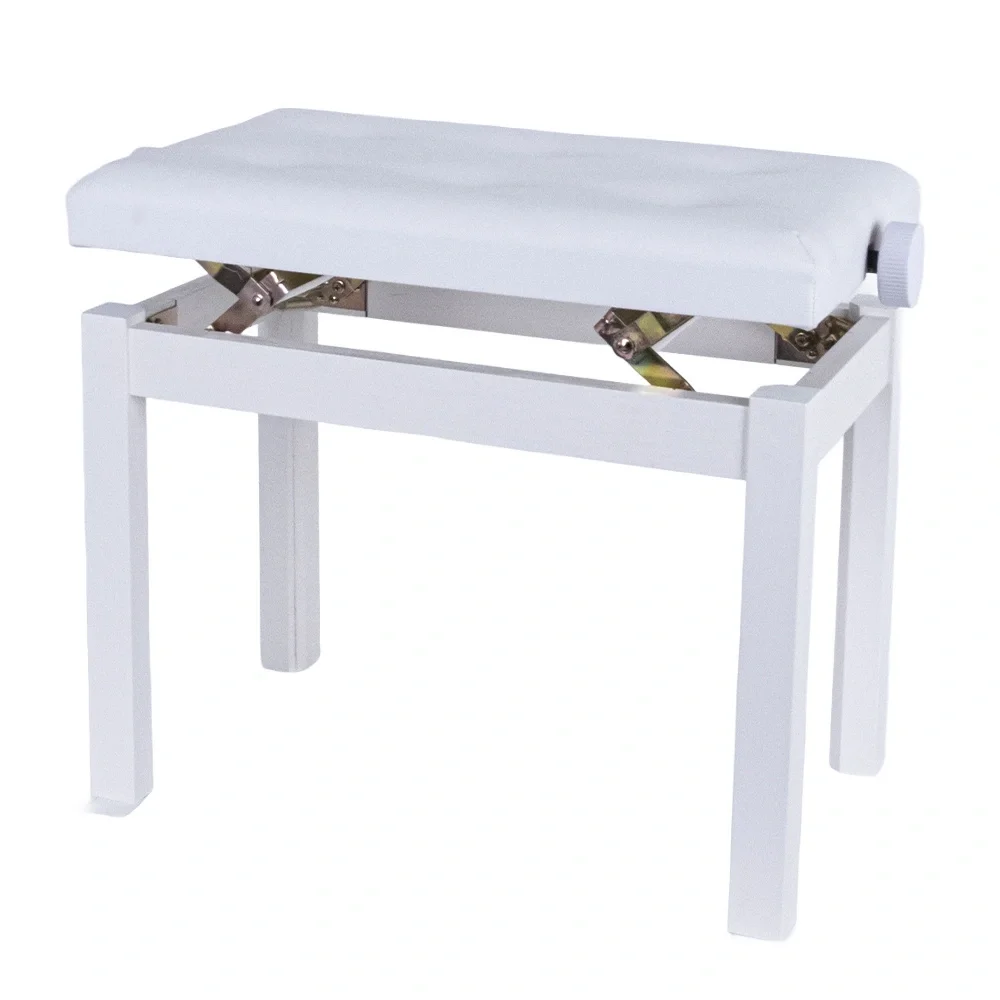 KOZMOS P-310-WH Ayarlı Piyano Taburesi - Beyaz