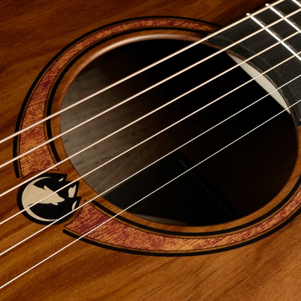 LAG GLA SAUVAGE-D Dreadnought Akustik Gitar