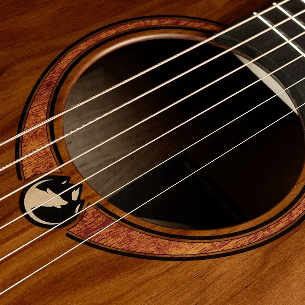 LAG GLA SAUVAGE-PE Parlor Elektro Akustik Gitar