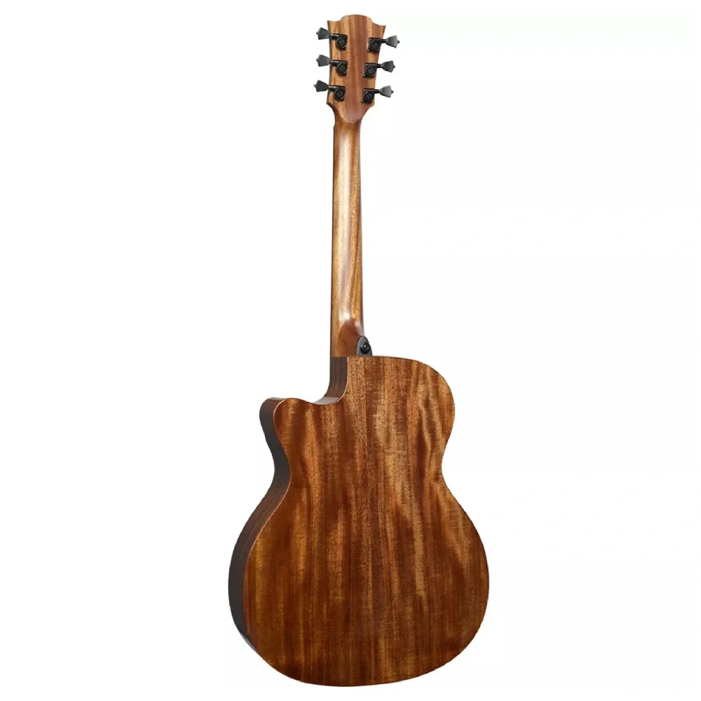 LAG GLA T-BLUE-DCE Tramontane Dreadnought Cutaway Blue Burst Elektro Akustik Gitar