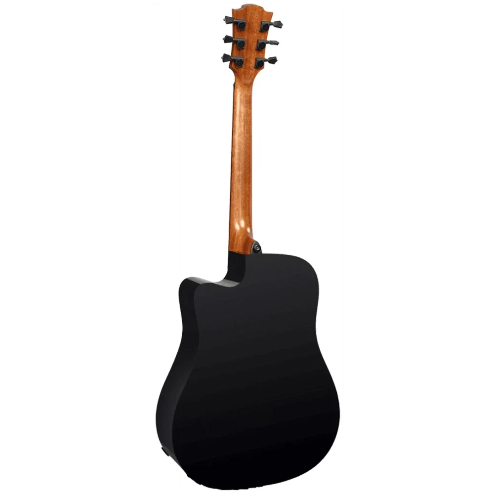 LAG GLA T118DCE-BLK  Sİyah Dreadnought Cutaway Elektro Akustik Gitar
