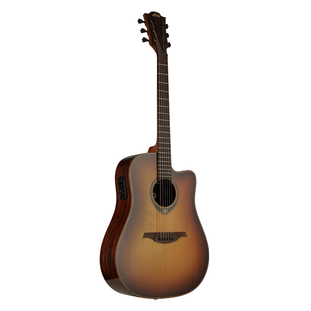 LAG GLA T118DCE-BRS Dreadnought Cutaway Elektro Akustik Gitar