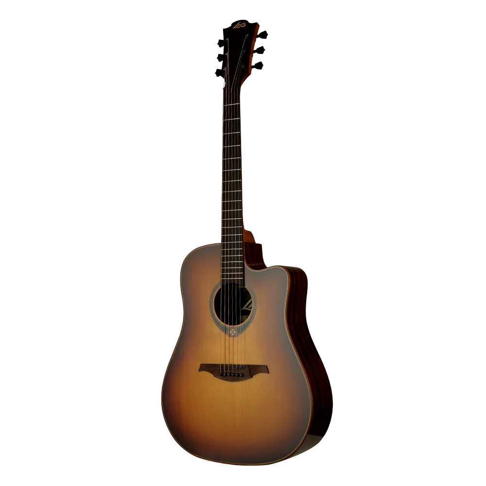 LAG GLA T118DCE-BRS Dreadnought Cutaway Elektro Akustik Gitar