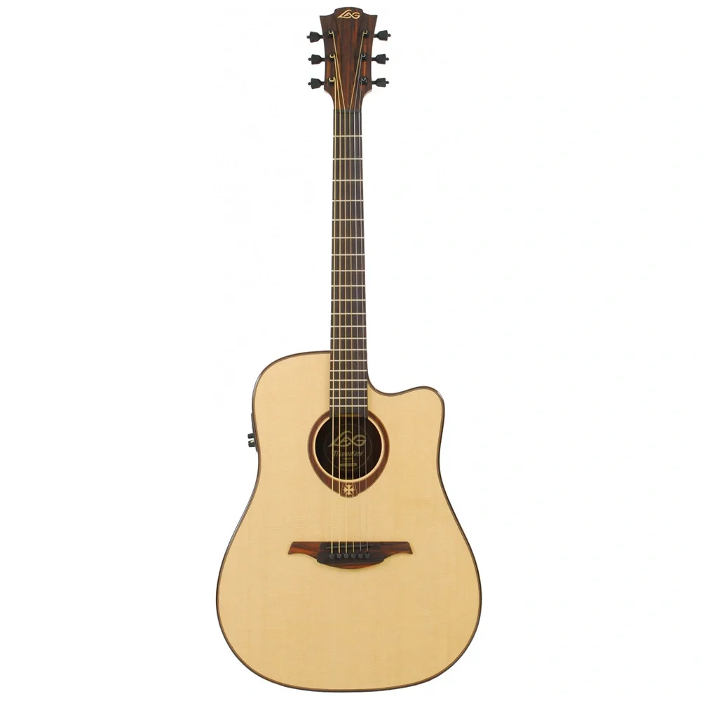 LAG GLA T400DCE Cutaway Elektro Akustik Gitar