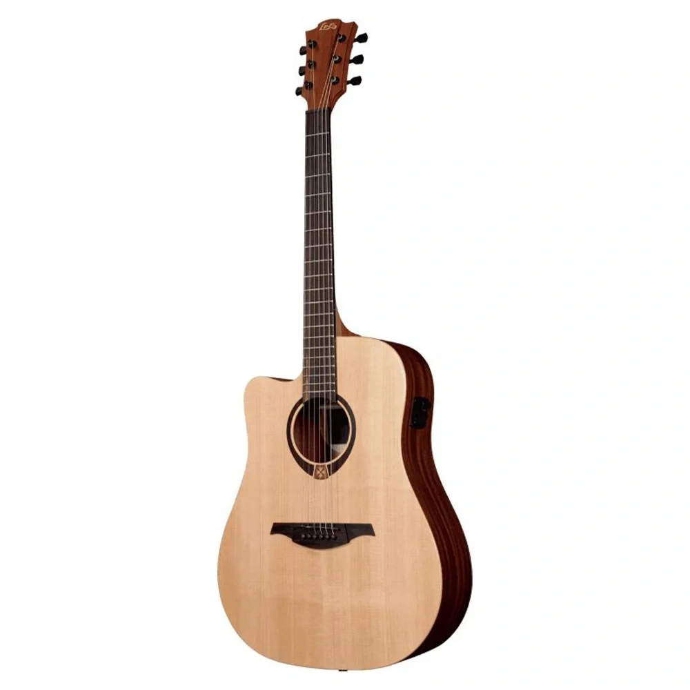 LAG GLA TL70DCE - Tramontane Dreadnought Cutaway Solak Elektro Akustik Gitar