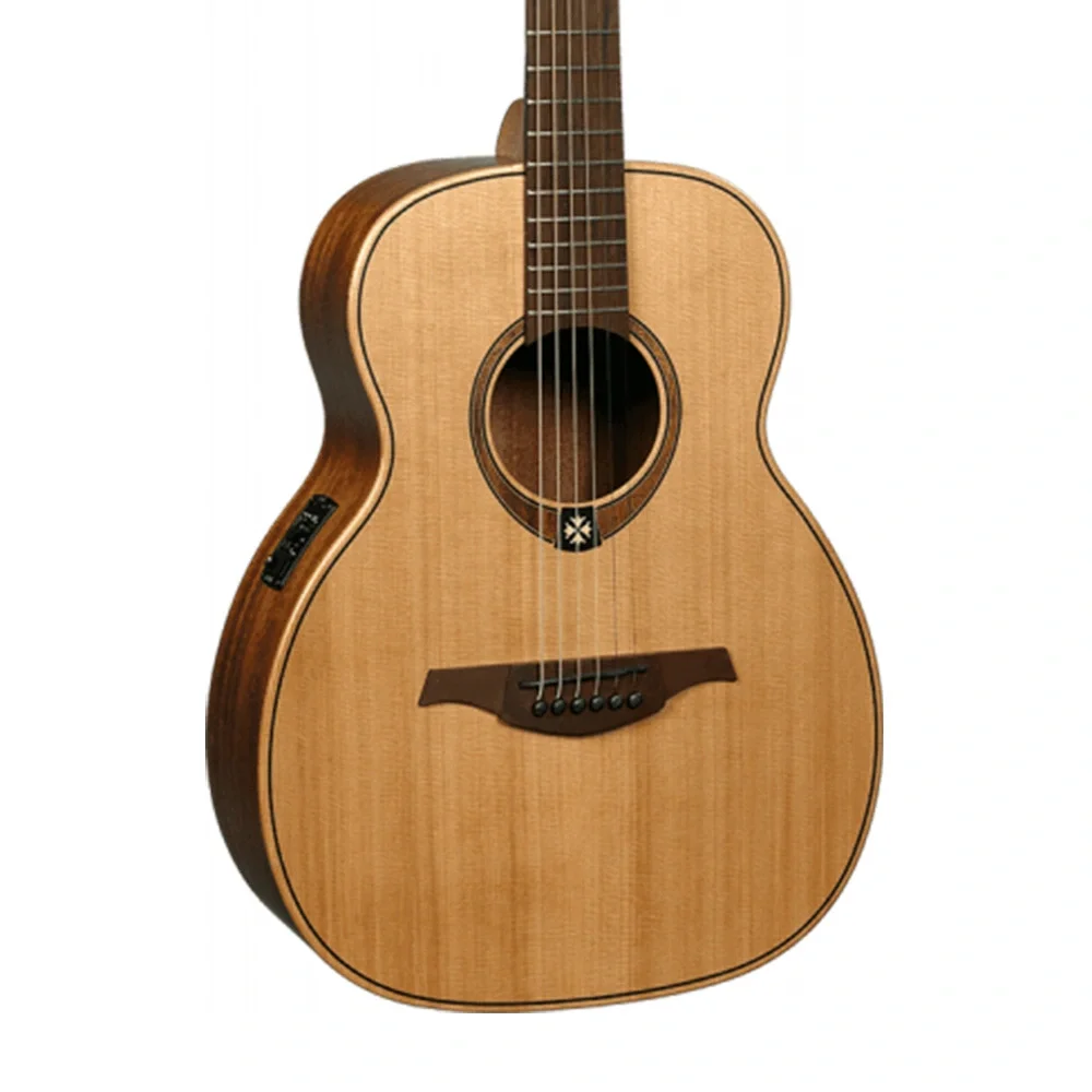 LAG TRAVEL-RCE Travel Red Cedar Elektro Akustik Gitar (GigBag Dahil)