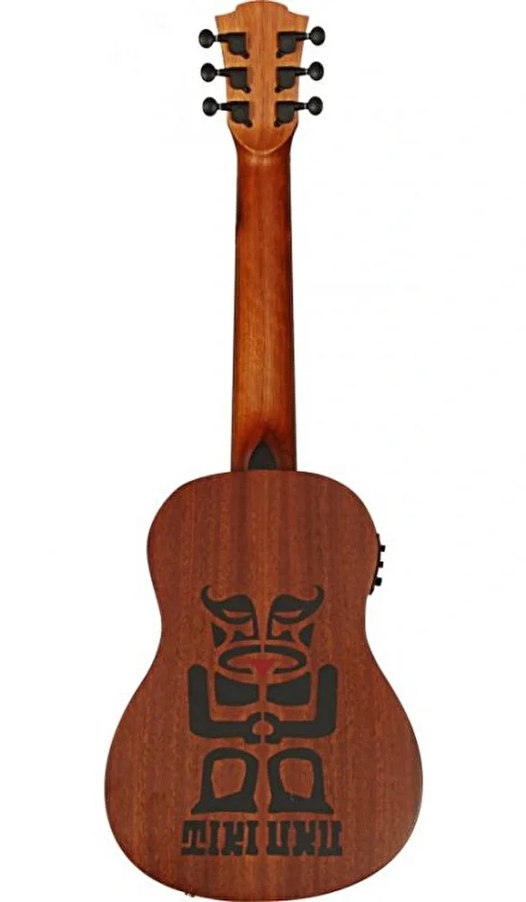 LAG GLU TKT150E Tiki Mini Tenor Natural Elektro Klasik Gitar