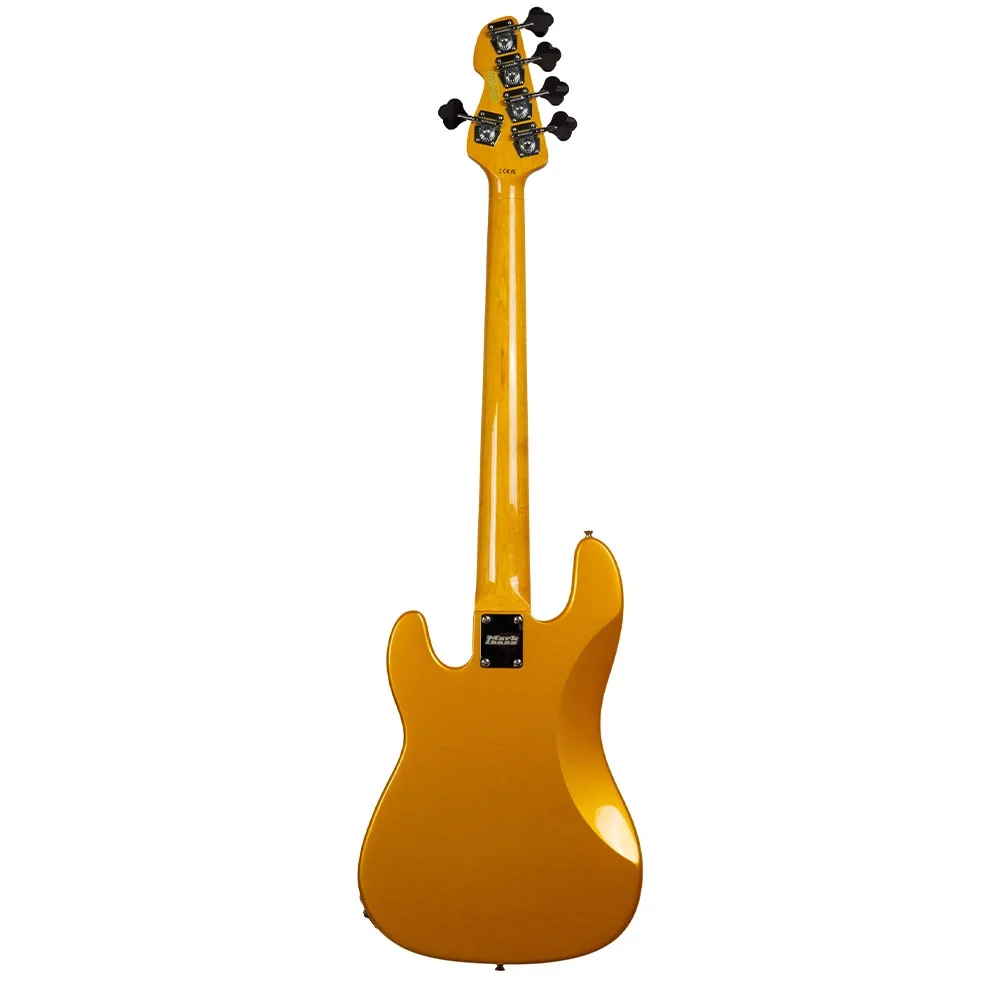 Markbass MB GV 5 Gloxy Serisi Gülağacı Klavye Metallic Yellow 5 Telli Bas Gitar