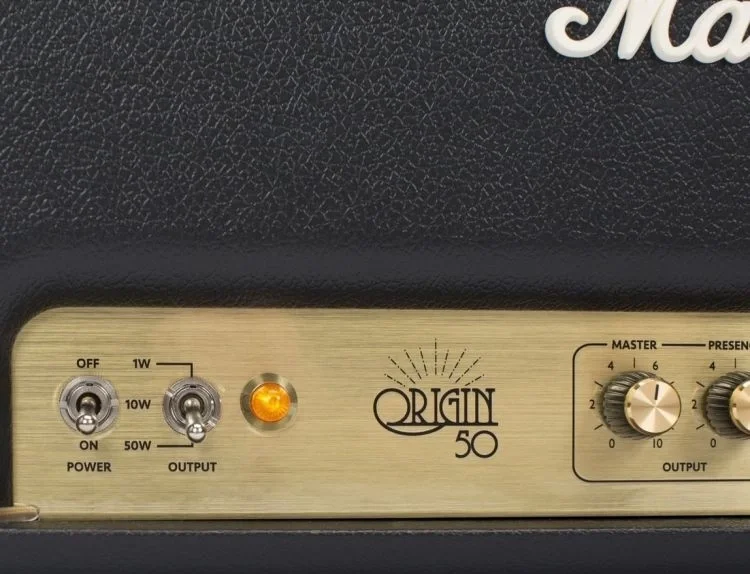 MARSHALL ORI50H Origin 50W Lambalı Kafa Elektro Gitar Amfisi