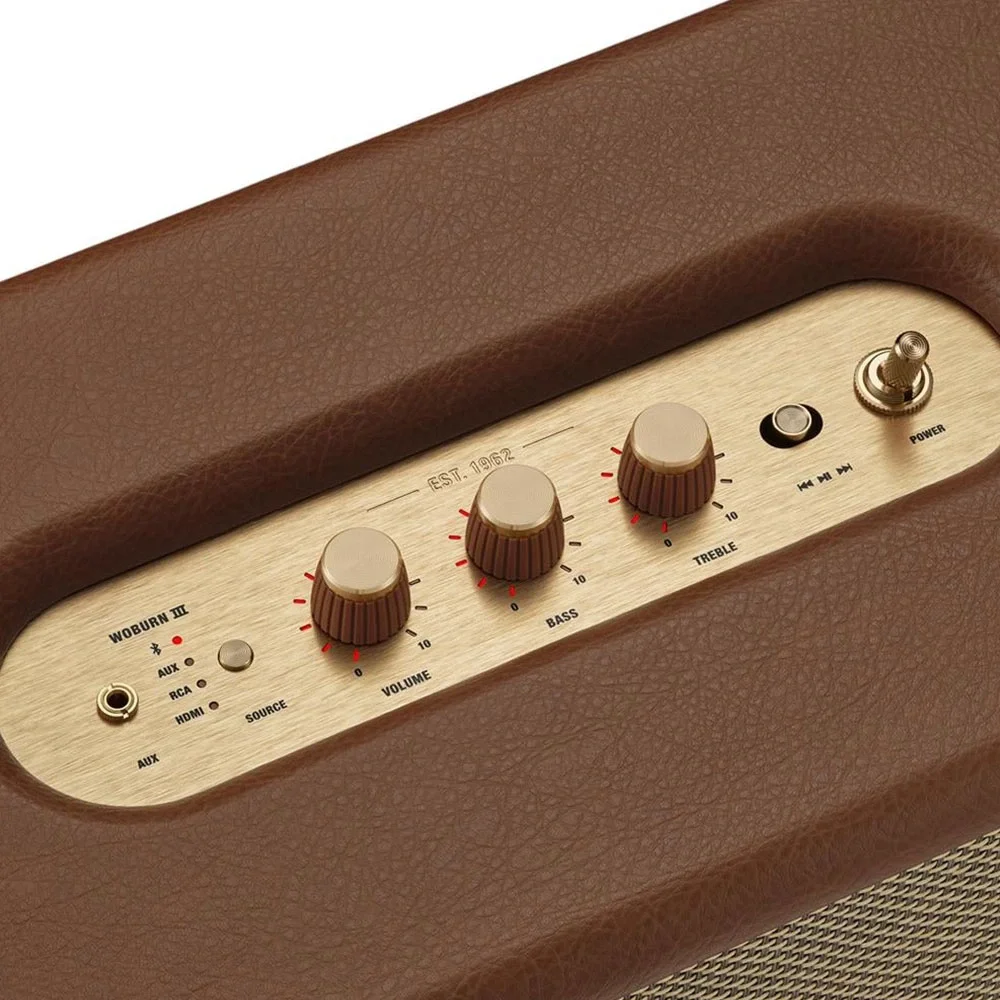 MARSHALL Woburn III Kahverengi Bluetooth Hoparlör