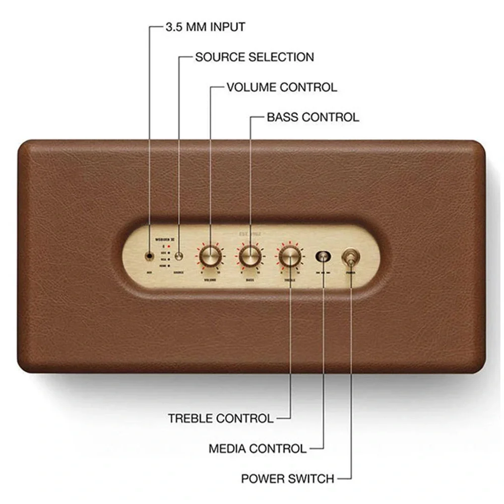 MARSHALL Woburn III Kahverengi Bluetooth Hoparlör