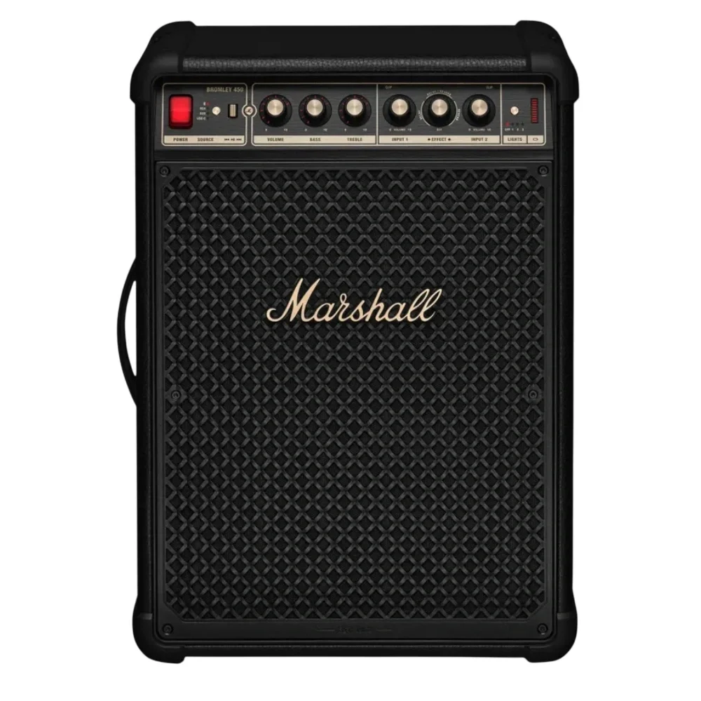 MARSHALL Bromley 450 Black & Brass Partybox Bluetooth Hoparlör