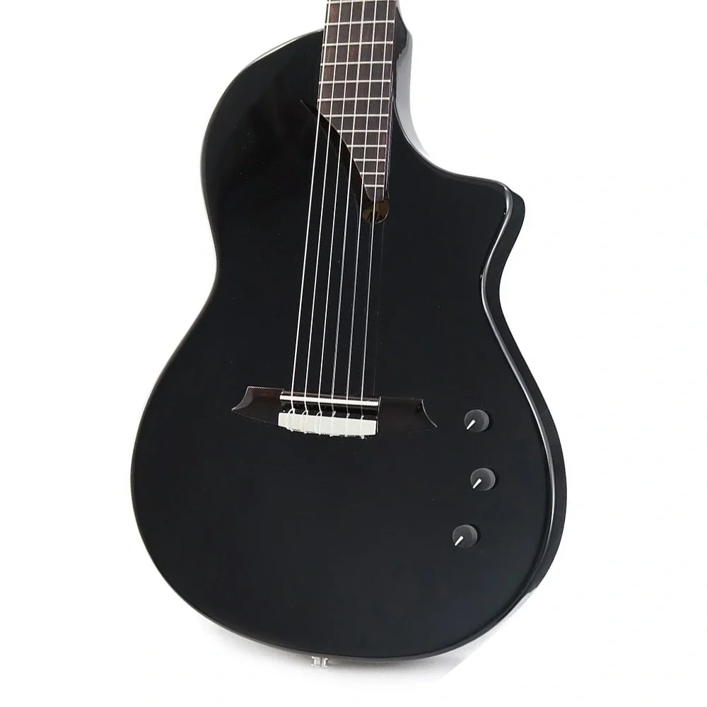 Martinez Hispania Black GT Elektro Klasik Gitar