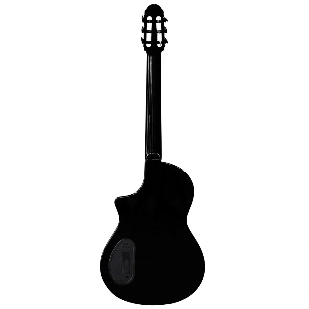 Martinez Hispania Black GT Elektro Klasik Gitar