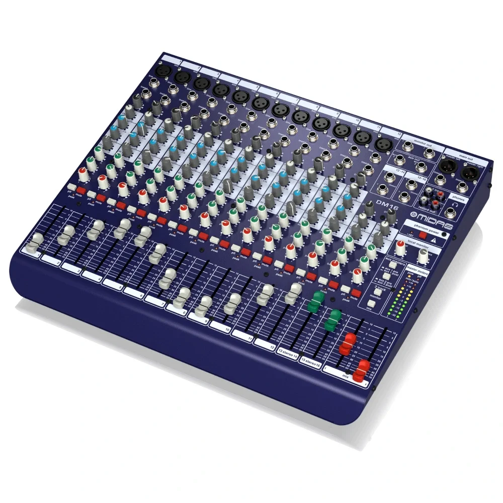 Midas DM16 14 Kanal Analog Stüdyo Mikseri