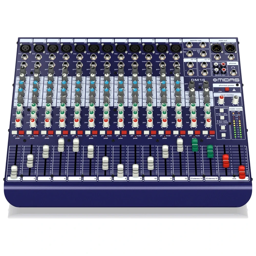 Midas DM16 14 Kanal Analog Stüdyo Mikseri