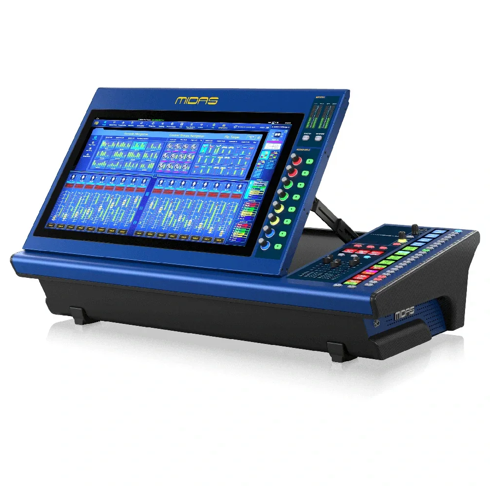 MIDAS HD96-AIR-CC-IP Canlı Müzik İçin Dijital Mikser 144 Giriş-Kanalı, 120 Miks Bus, 96 kHz Sample Rate Ve 21" Dokunmatik Ekran