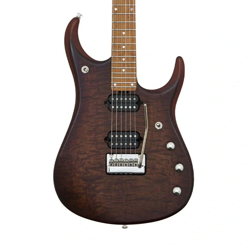 Music Man JP15 Piezo Akçaağaç Klavye Sahara Burst Quilt Elektro Gitar