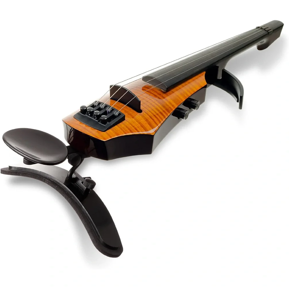 NS DESIGN WAV4-VN-AB Polar Piezo Manyetikli  Transparan Amberburst Elektro Keman