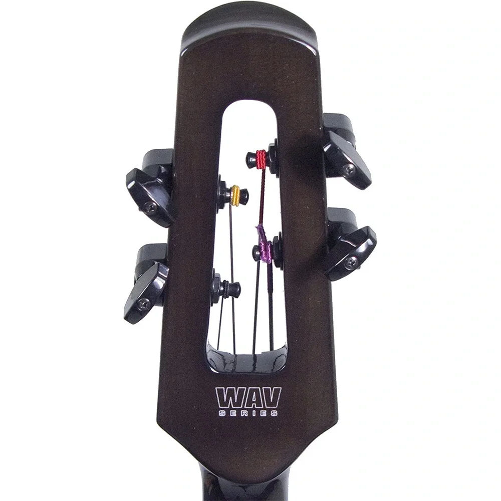 NS DESIGN WAV4C-CO-BK / Transparan Siyah, Polar Piezo Manyetikli, Tripod Stand, Pizz/Arco Switch, Coform Klavye Elektro Çello