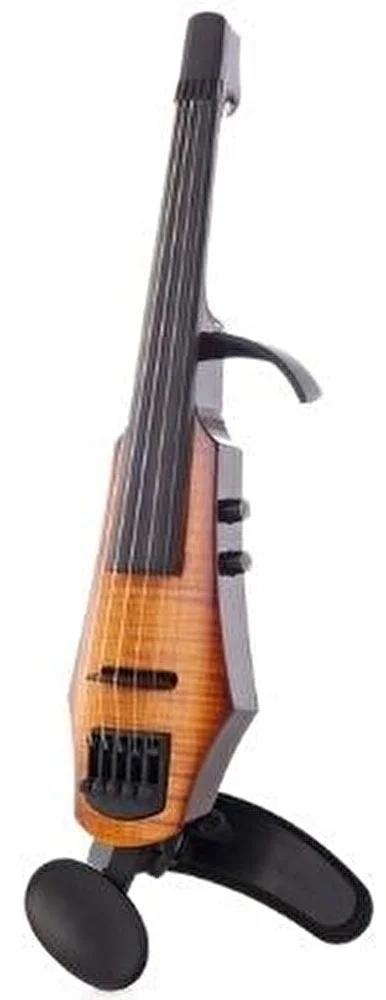 NS DESIGN WAV5-VN-AB Polar Piezo Manyetikli Transparan Amberburst Elektro Keman