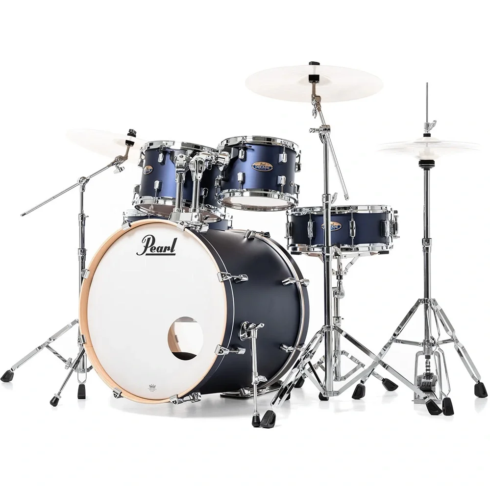 PEARL DMP925S/C207 Decade Maple Ultramarine Velvet 5 Parça (22B/10T/12T/16F/14S) Aksamlı Akustik Davul Seti