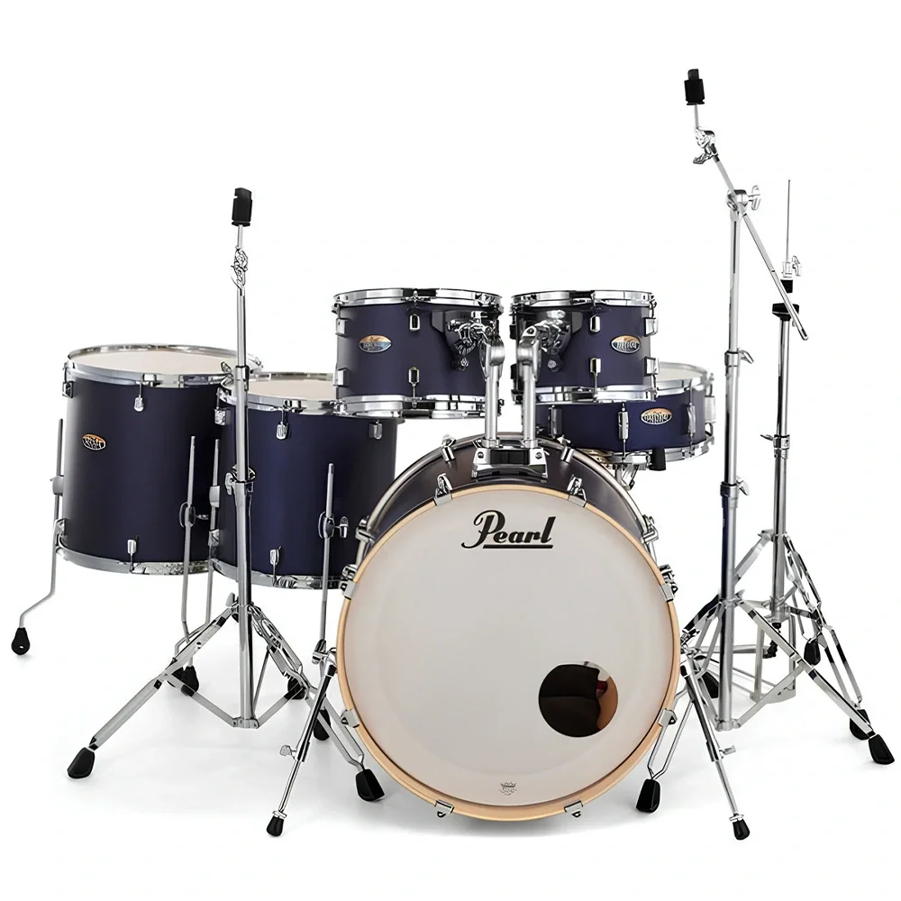 PEARL DMP926S/C207 Decade Maple Ultramarine Velvet 6 Parça (22B/10T/12T/14F/16F/14S) Aksamlı Akustik Davul Seti