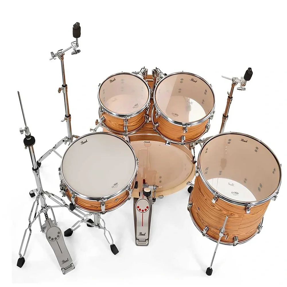 PEARL DMPA925SC876 Decade Maple Artisan Satin Caramel Veil 5 Parça (22B/10T/12T/16F/14S) Aksamlı Akustik Davul Seti