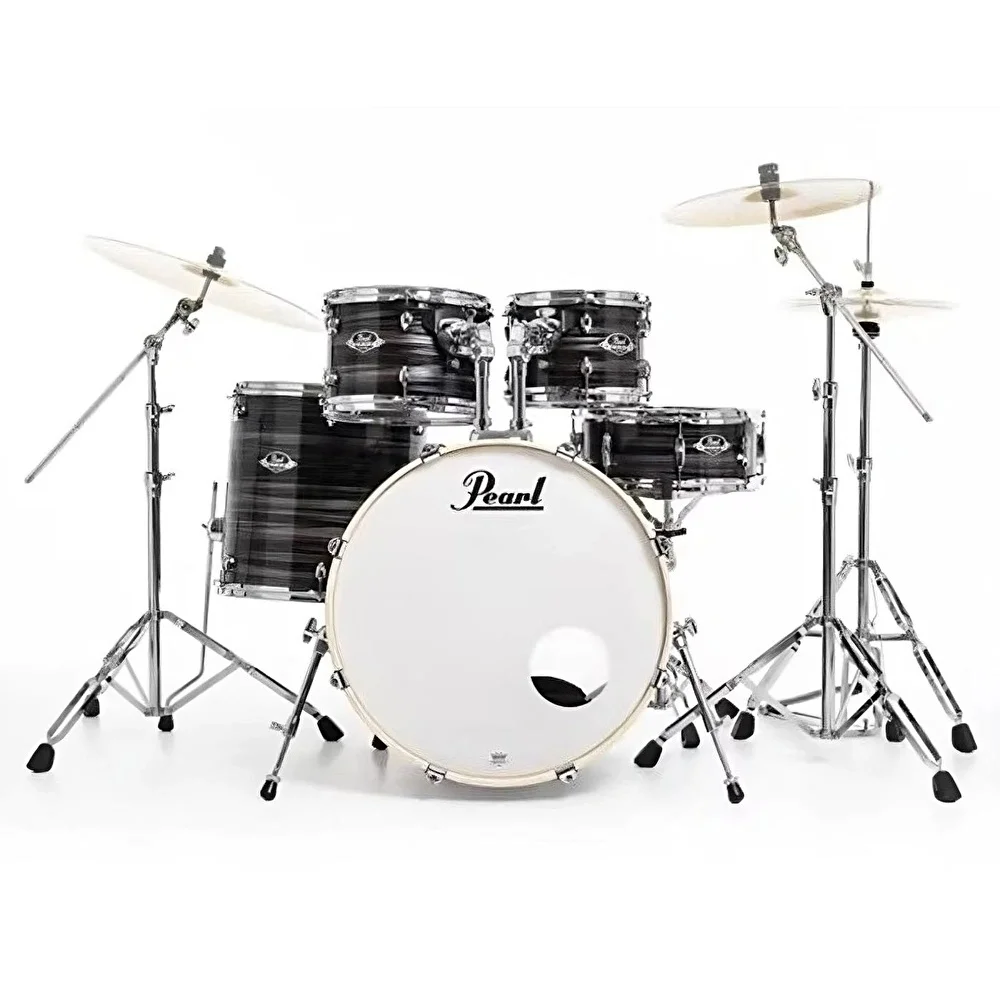 PEARL EXX725NC/C779 Export Metallic Amethyst Twist 5 Parça (22B/12T/13T/16F/14S) Aksamlı Akustik Davul Seti
