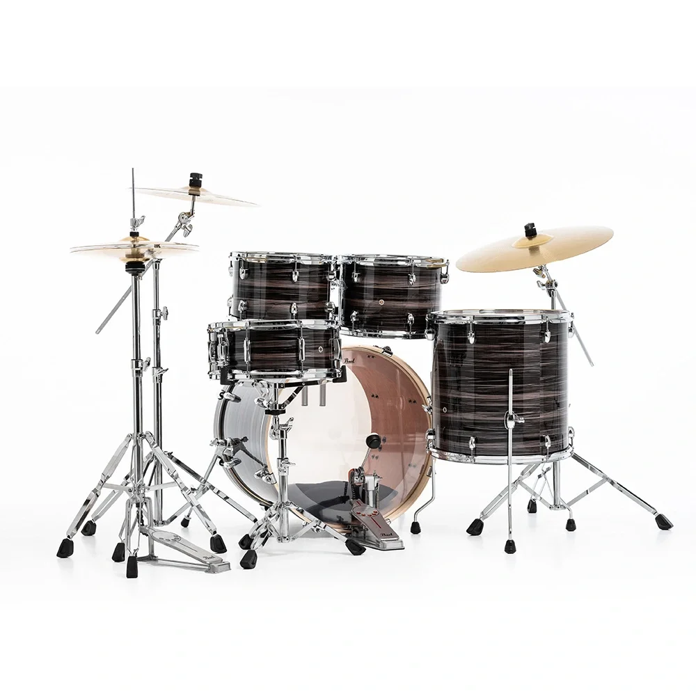 PEARL EXX725SBR/C779 Export EXX Metallic Amethyst Twist 5 Parça (22B/10T/12T/16F/14S) HWP-834 Aksam Setli ve Sabian SBR Zil Setli Akustik Davul Seti
