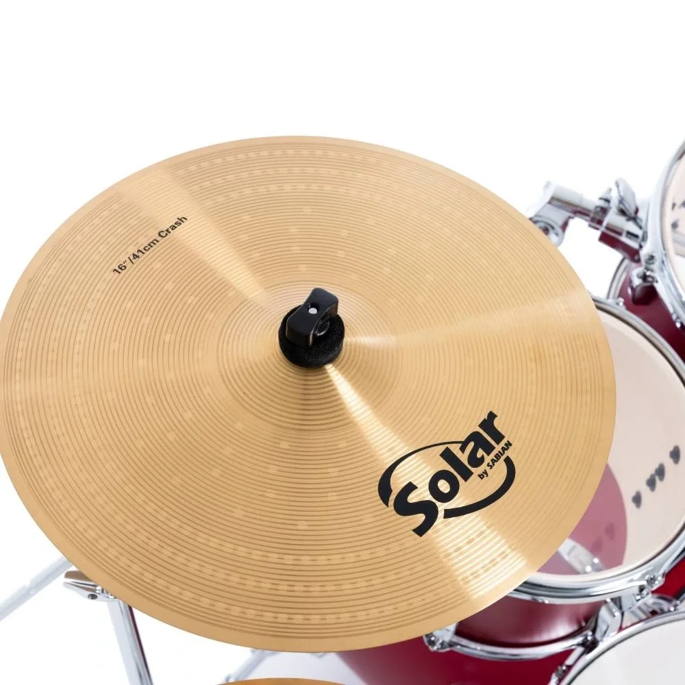 PEARL RS505C/C747 Roadshow Matte Red 5 Parça (20B/10T/12T/14F/14S) Aksamlı&amp; Zilli Akustik Davul Seti