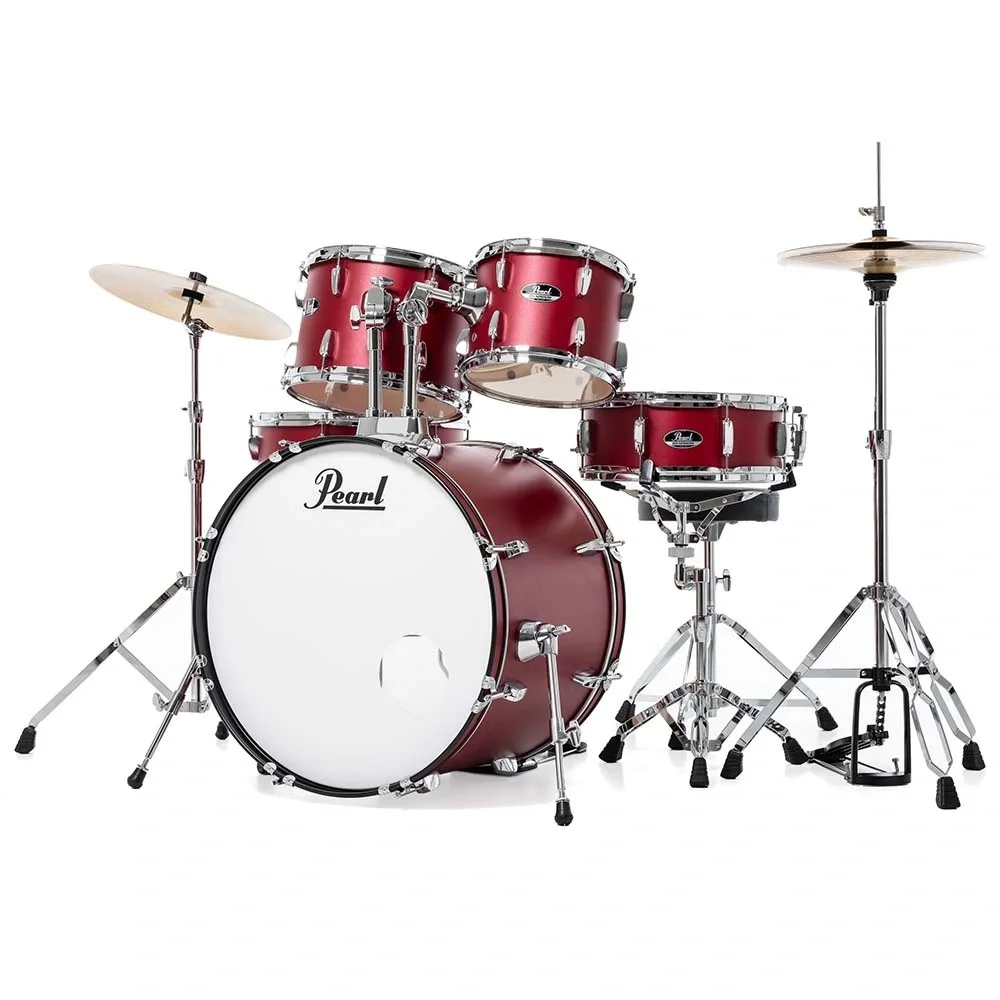 PEARL RS585BC/C747 Akustik Davul Seti Roadshow 1812B1007T1208T1410F1350S 5 Parça Aksam Sabian Ziller