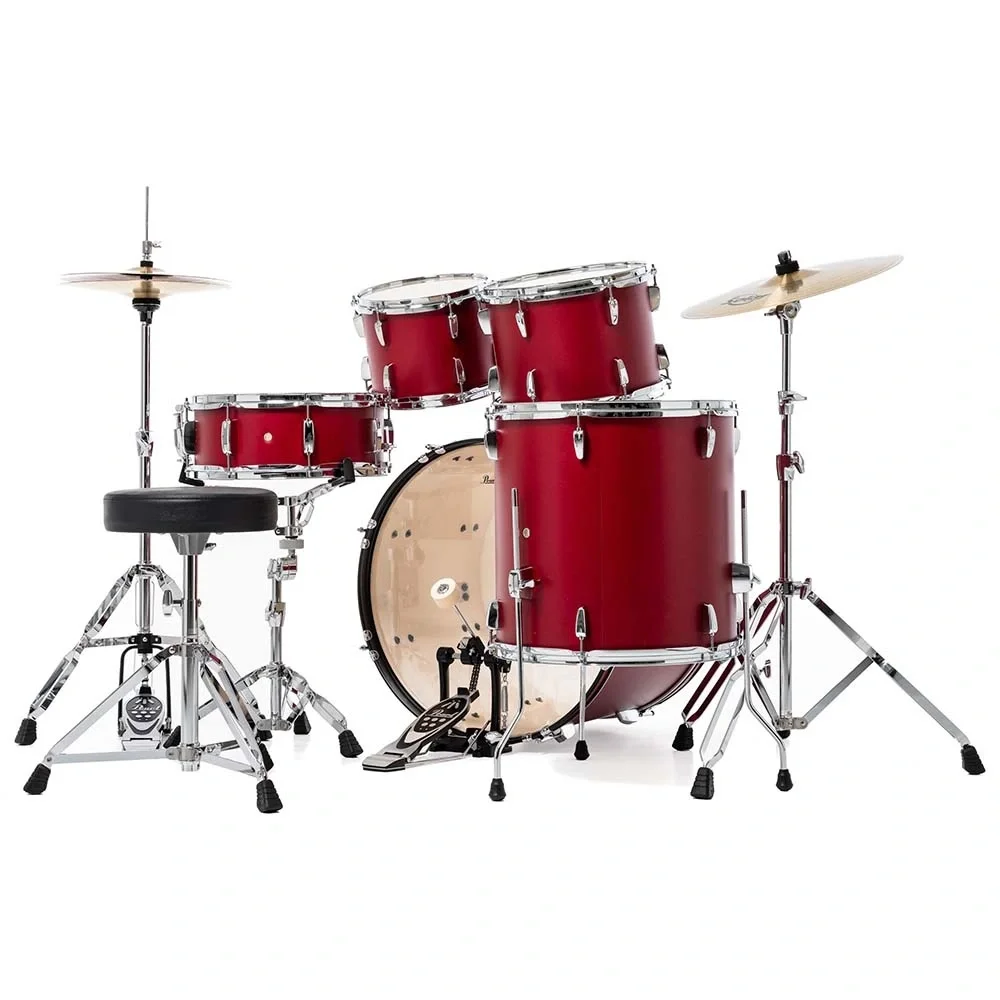 PEARL RS585BC/C747 Akustik Davul Seti Roadshow 1812B1007T1208T1410F1350S 5 Parça Aksam Sabian Ziller