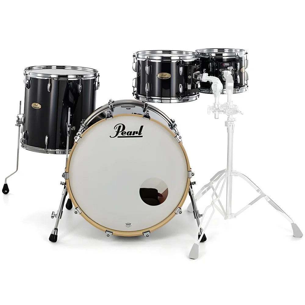 PEARL STS904XP/C103 - Session Studio Select"Piano Black" 4 Parça (20B/10T/12T/14F) Akustik Davul Seti