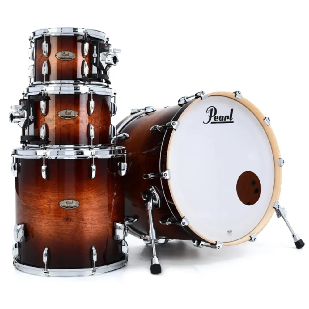 PEARL Session Studio Select STS924XSPC314 Gloss Barnwood Brown 4 Parça (22B/10T/12T/16F) Akustik Davul Seti