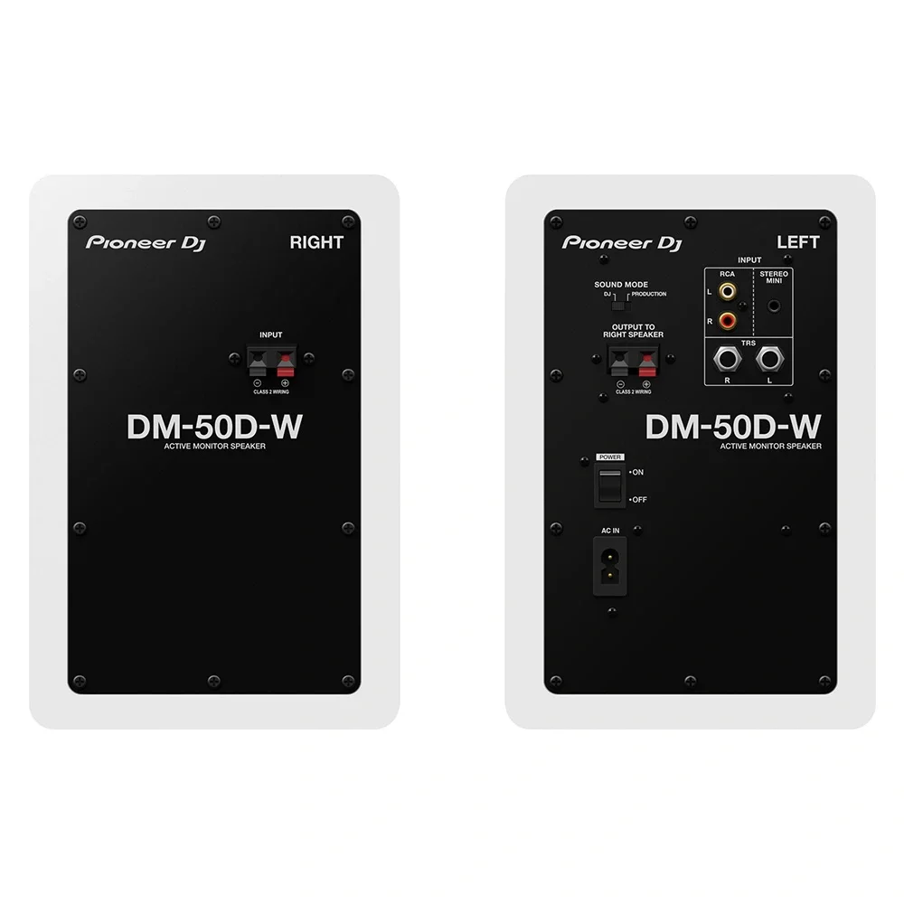 Pioneer DM-50D-W 5" Referans Monitörü(Beyaz) (Çift)