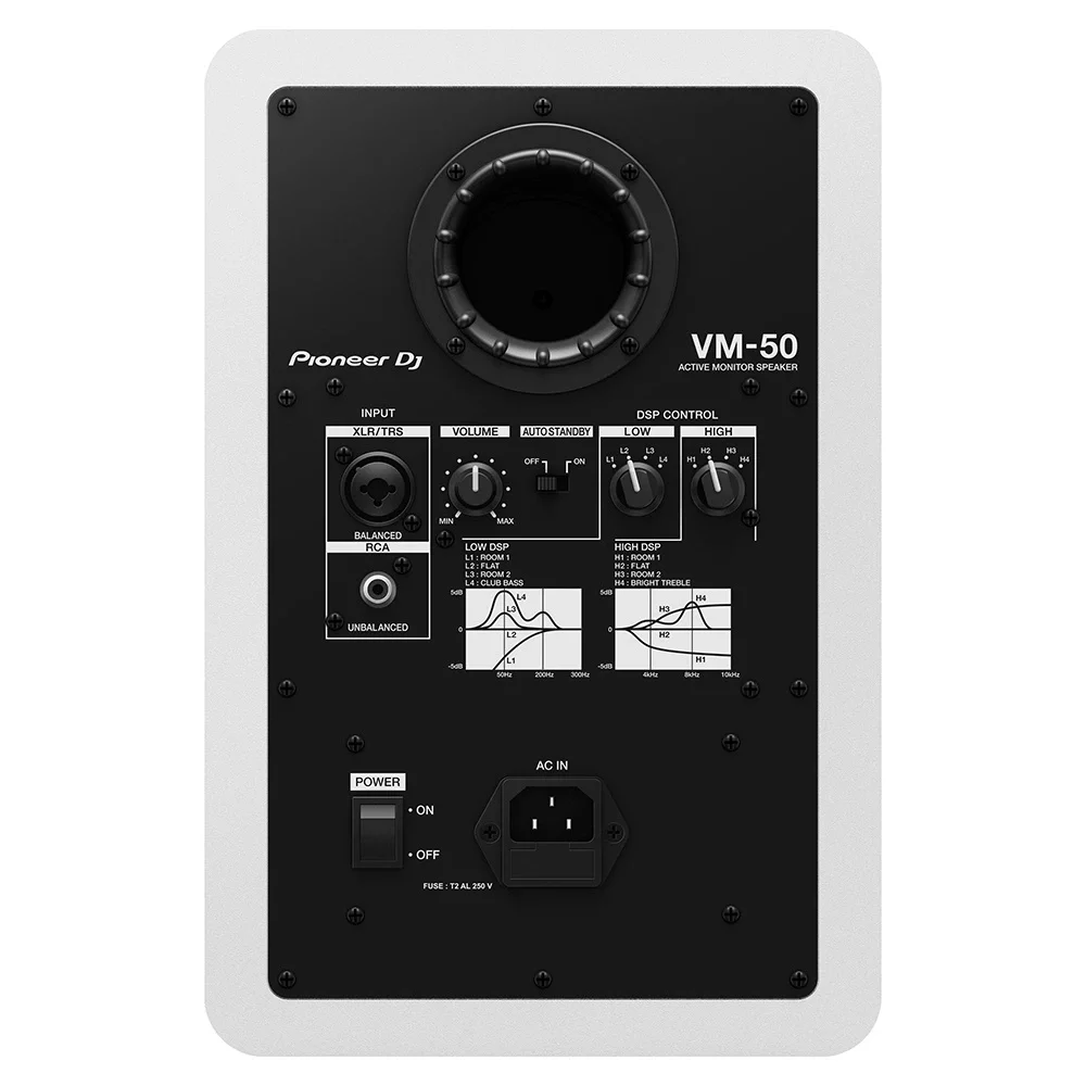 Pioneer VM-50-W 5" Referans Monitörü(Beyaz) (Tek)