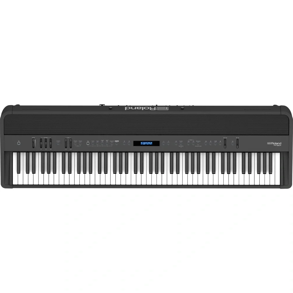 ROLAND FP-90X-BK Siyah Taşınabilir Dijital Piyano (Stand ve Pedal Ünitesi Dahil)