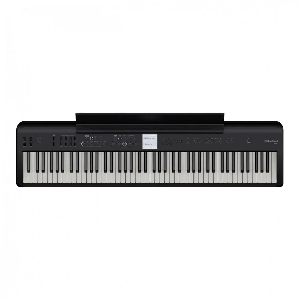 ROLAND FP-E50-BK Siyah Taşınabilir Dijital Piyano (Stand ve Pedal Ünitesi Dahil)