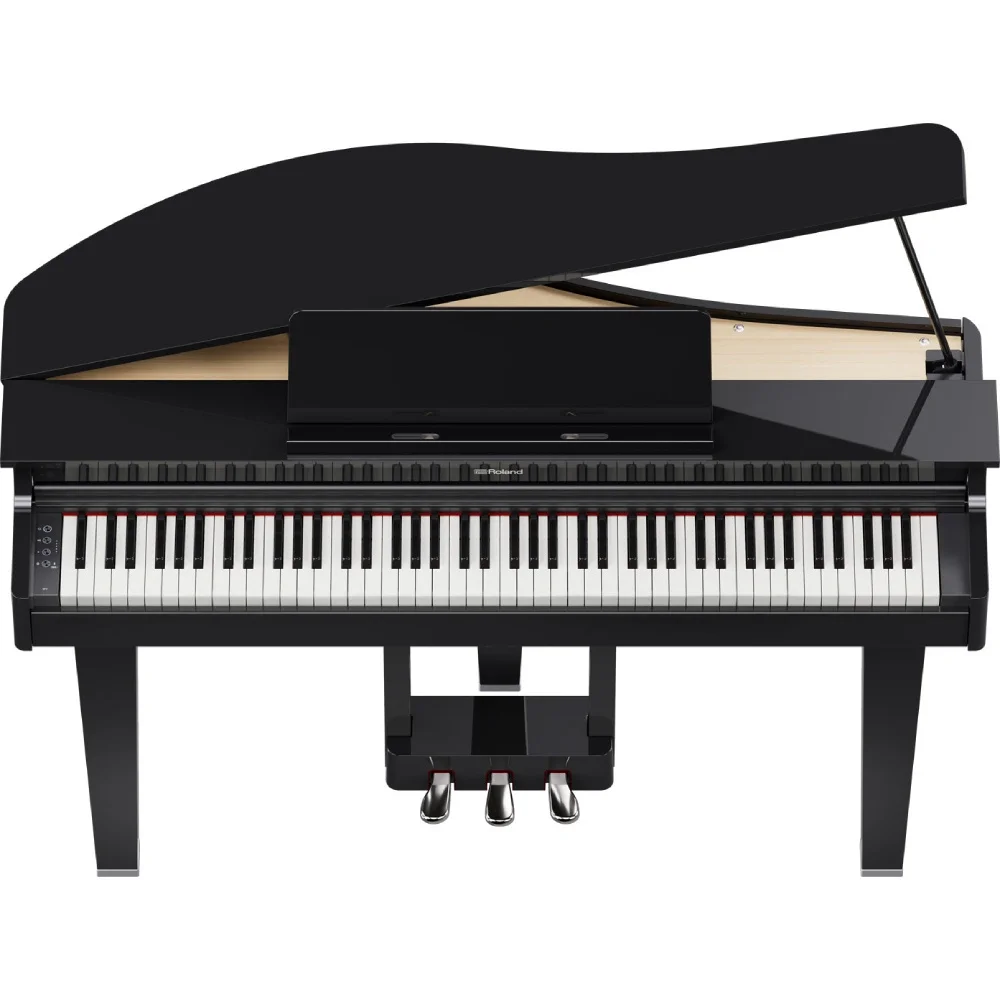 ROLAND GP-3-PE Parlak Siyah Mini Kuyruklu Dijital Piyano