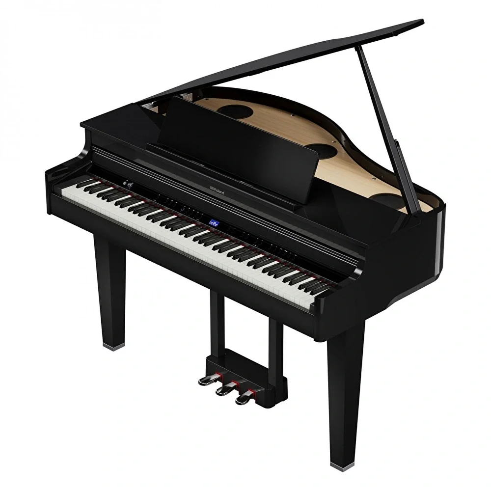 ROLAND GP-6-PE Parlak Siyah Kuyruklu Dijital Piyano