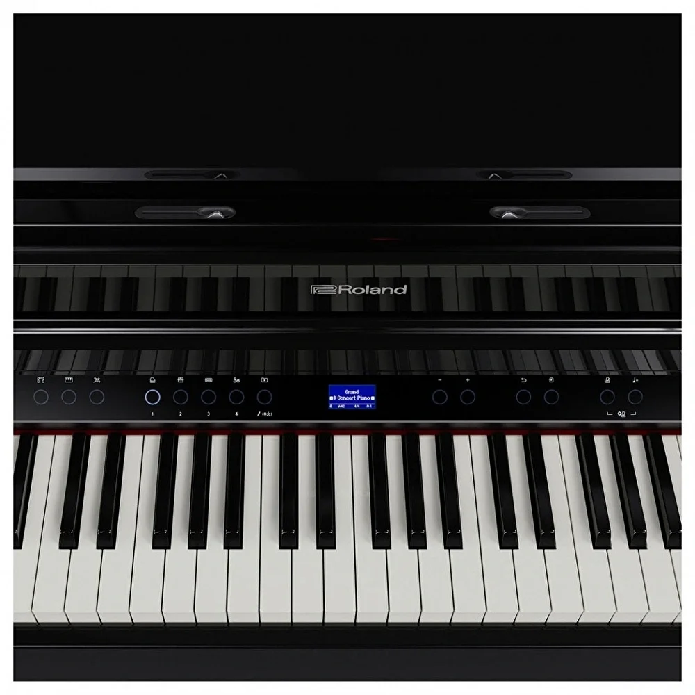 ROLAND GP-6-PE Parlak Siyah Kuyruklu Dijital Piyano