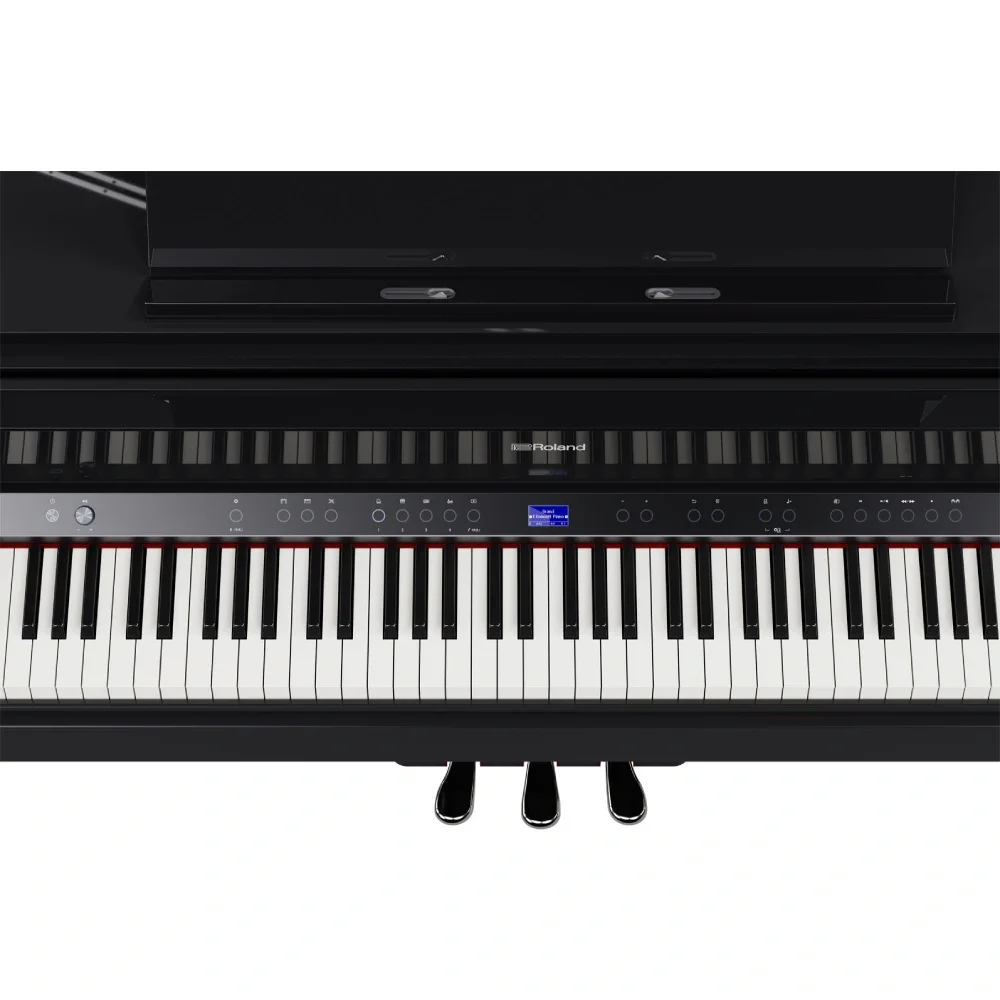 ROLAND GP-9-PE Parlak Siyah Kuyruklu Dijital Piyano