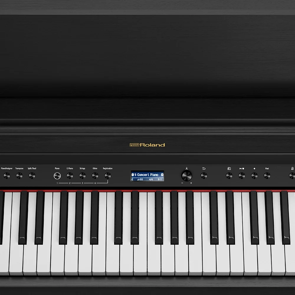 ROLAND HP702-CH Mat Siyah Dijital Duvar Piyano (Tabure&amp; Kulaklık Hediyeli)