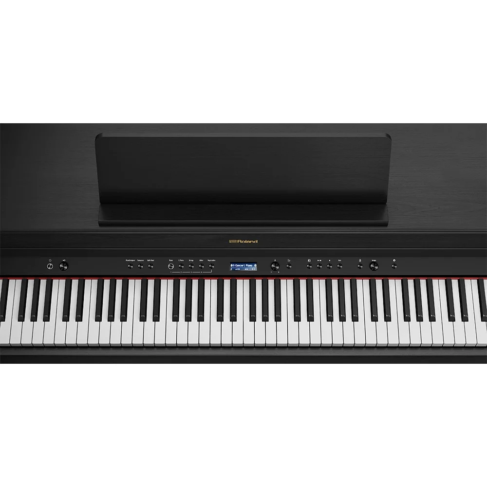 ROLAND HP702-CH Mat Siyah Dijital Duvar Piyano (Tabure&amp; Kulaklık Hediyeli)