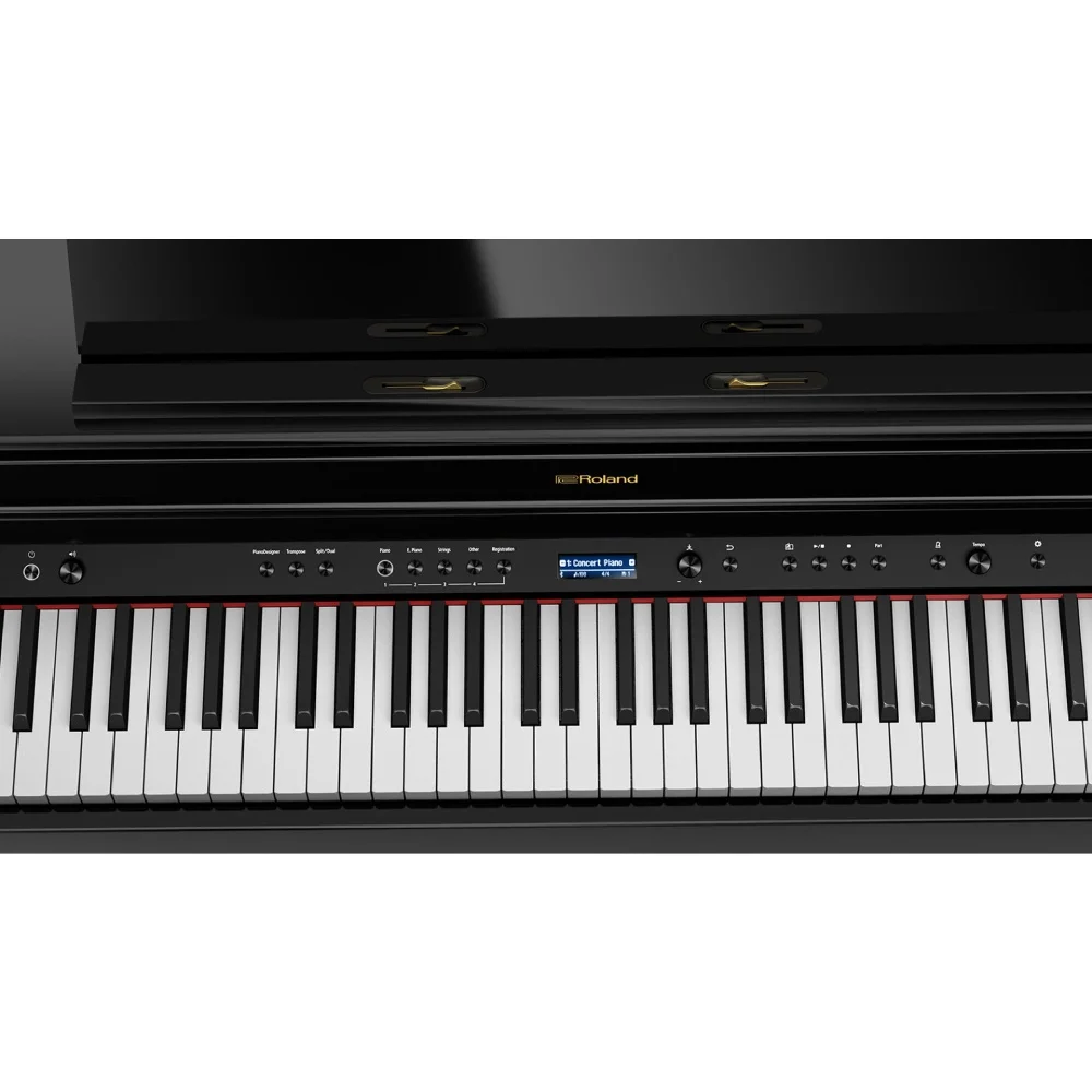 ROLAND HP704-CH Mat Siyah Dijital Piyano (Tabure&amp; Kulaklık Hediyeli)