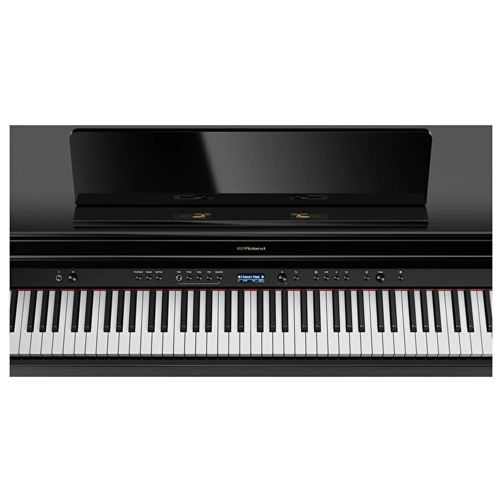 ROLAND HP704-PE Parlak Siyah Dijital Piyano (Tabure&amp; Kulaklık Hediyeli)