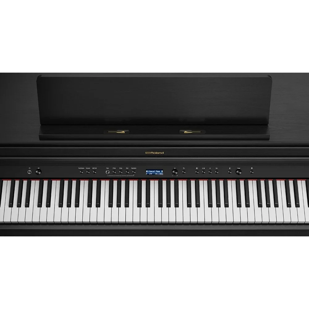 ROLAND LX705-CH Mat Siyah Dijital Duvar Piyanosu  - (DEMO ÜRÜNÜ) (Tabure&amp; Kulaklık Hediyeli)